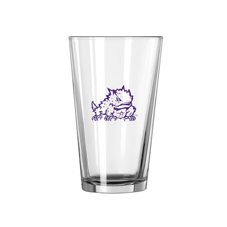 Logo Brands TCU 16oz Gameday Pint Glass 215-G16P-1